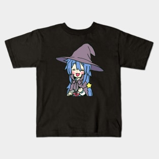 Mudwizard draws the witch cosplay izumi konata with star wand / lucky star Kids T-Shirt